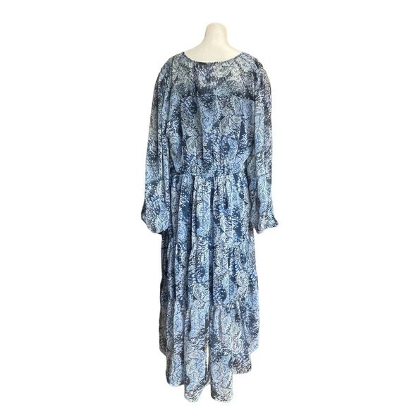 Joie Printed Maxi Dress Parisian Paisley Print Size XL - NWT Boho Style - Picture 4 of 9